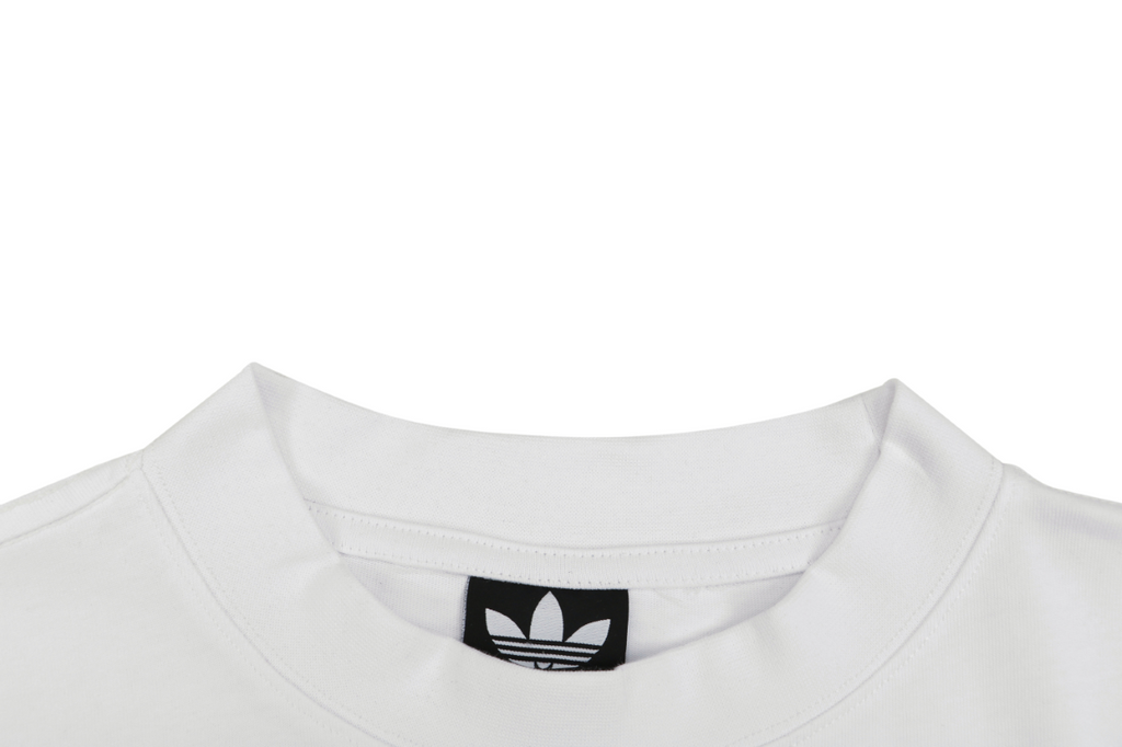 Balenciaga x Adidas Reversible Three-Stripes Logo Tee — White