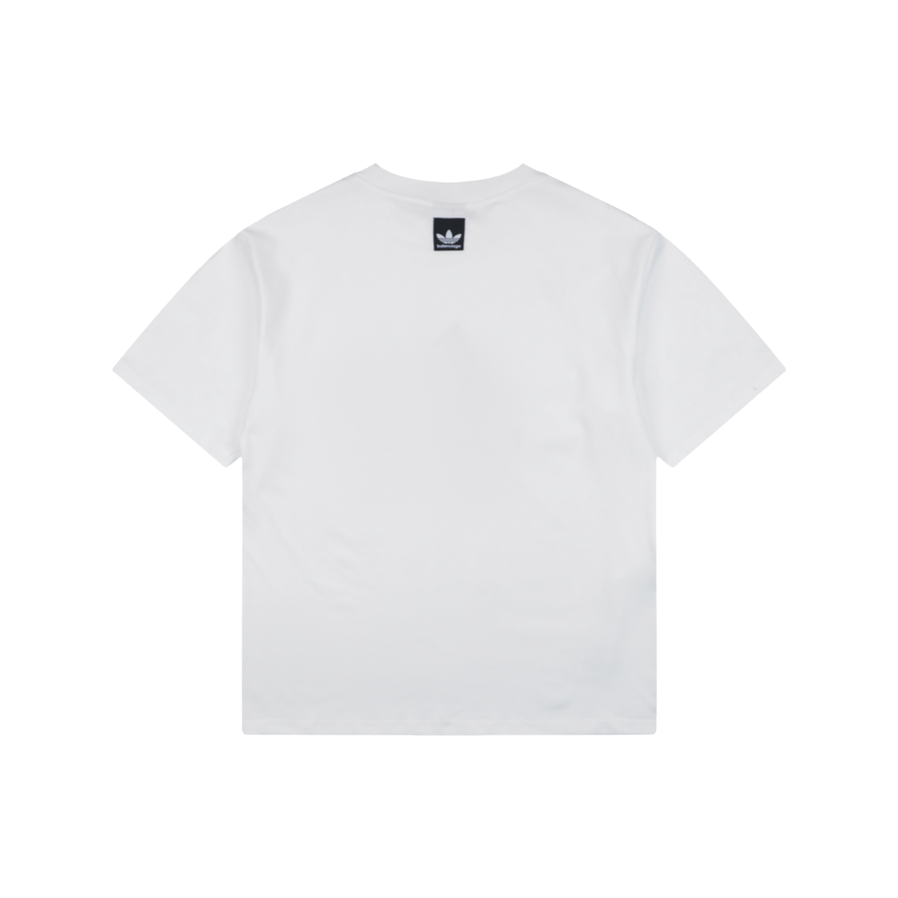 Balenciaga x Adidas Reversible Three-Stripes Logo Tee — White