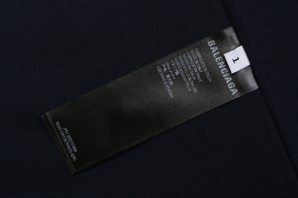Balenciaga x Adidas Reversible Three-Stripes Logo Tee — Black/White