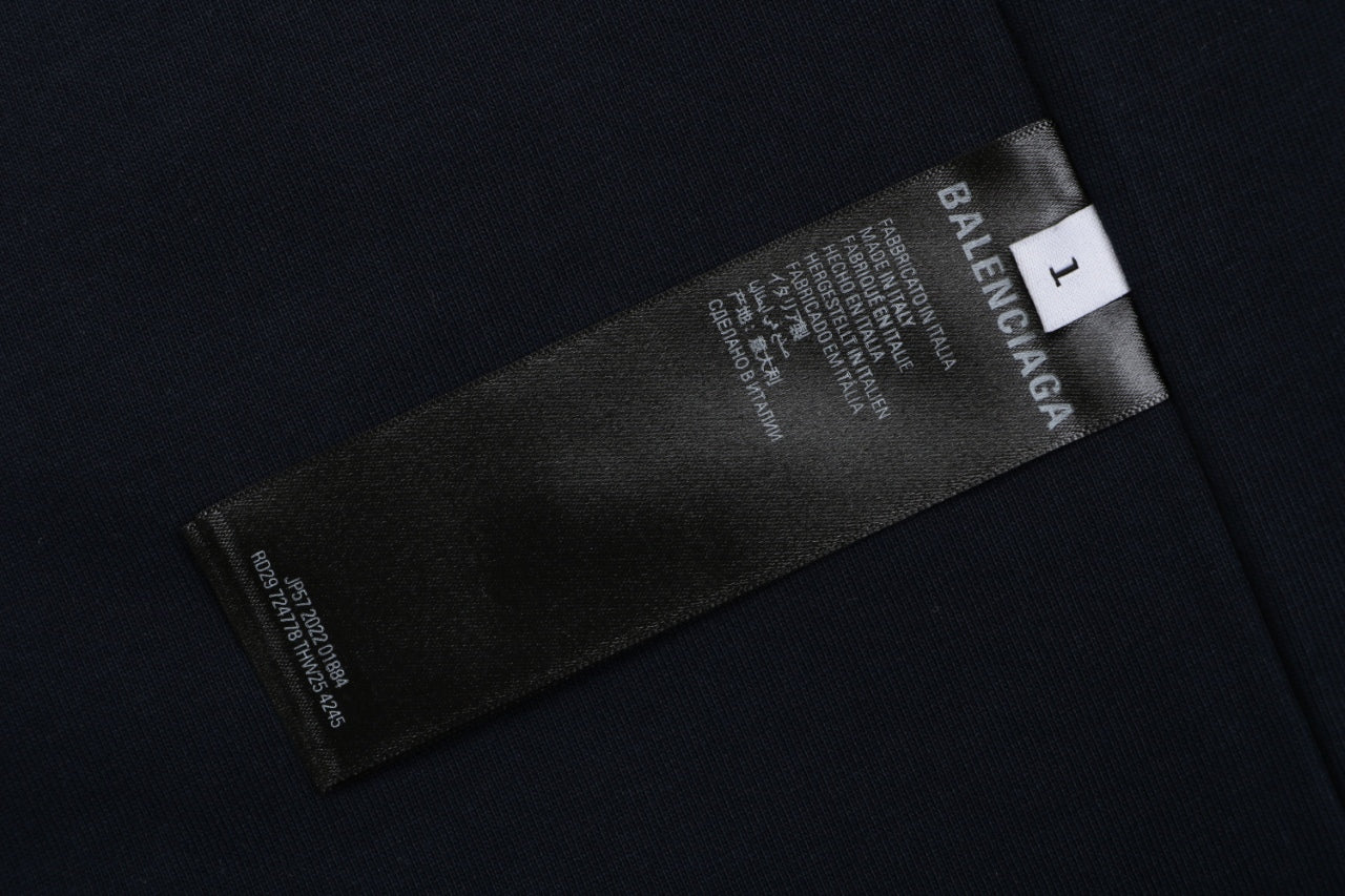 Balenciaga x Adidas Reversible Three-Stripes Logo Tee — Black/White