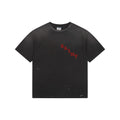 Saint Michael Irregular Script Pocket Print Tee — Vintage Black