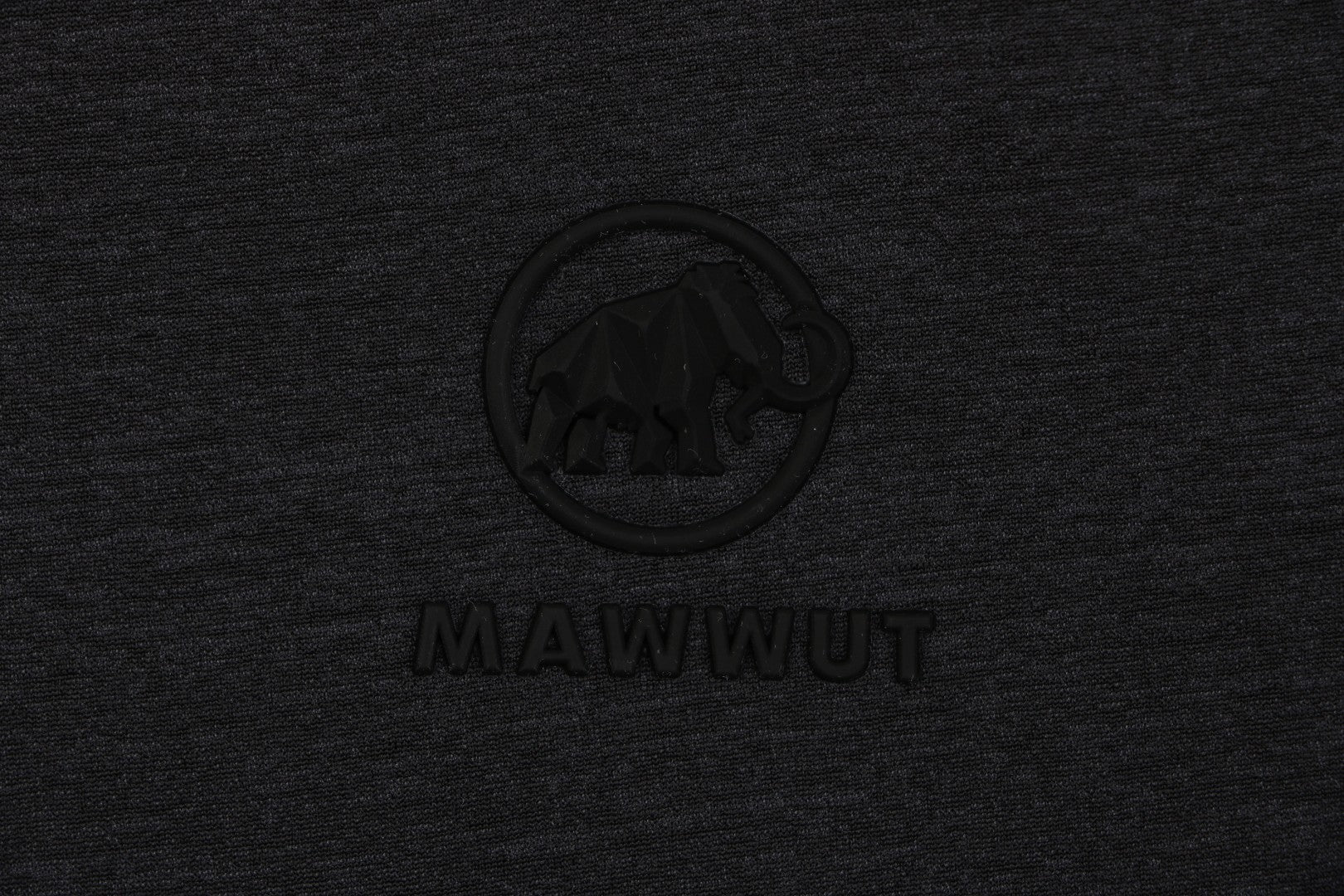 Mammut Essential Tonal Mammoth Embroidered Tee — Black