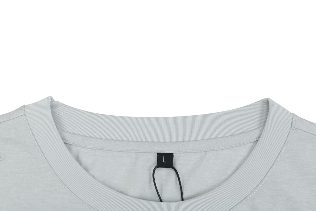 Mammut Essential Tonal Mammoth Embroidered Tee — Light Grey