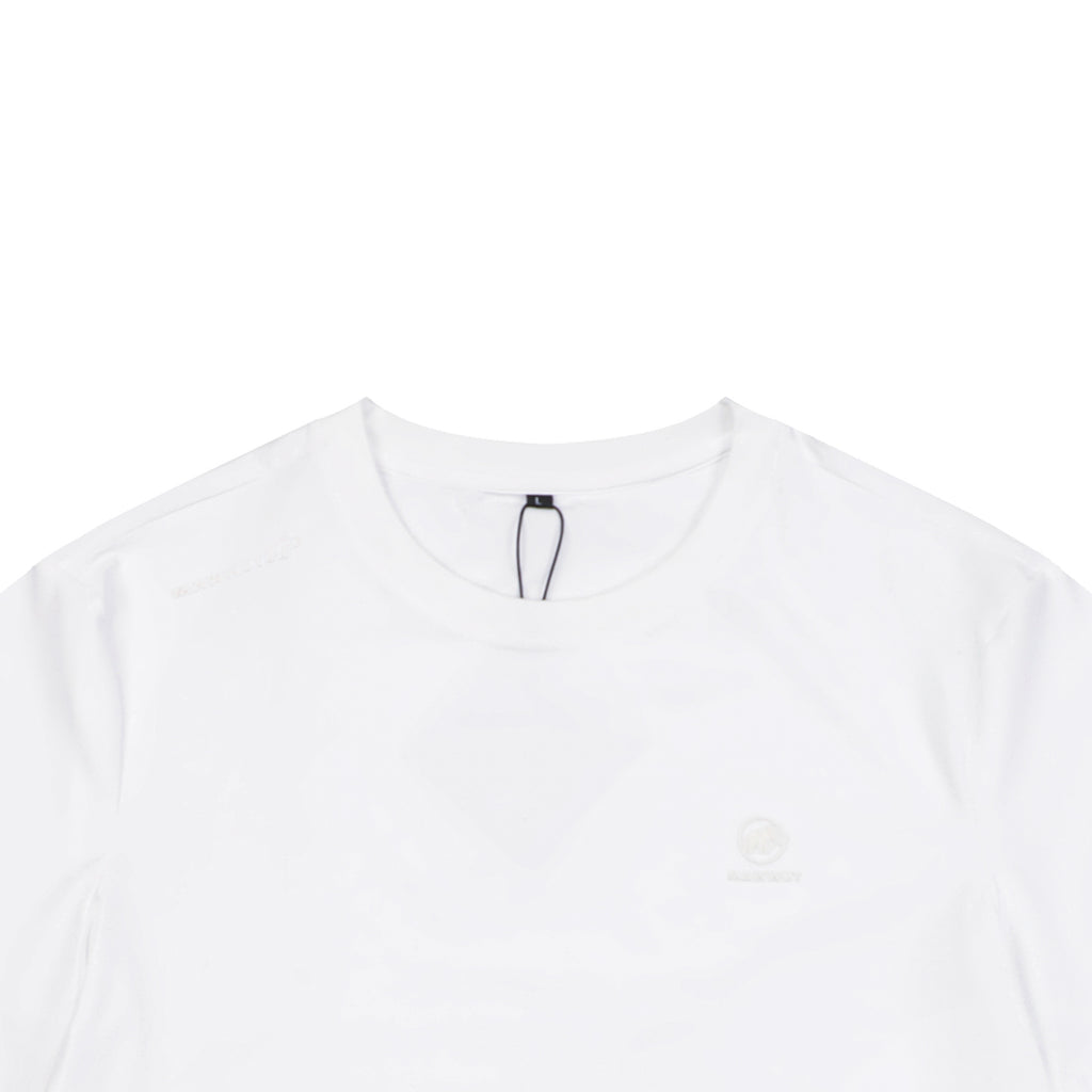 Mammut Essential Tonal Mammoth Embroidered Tee — White