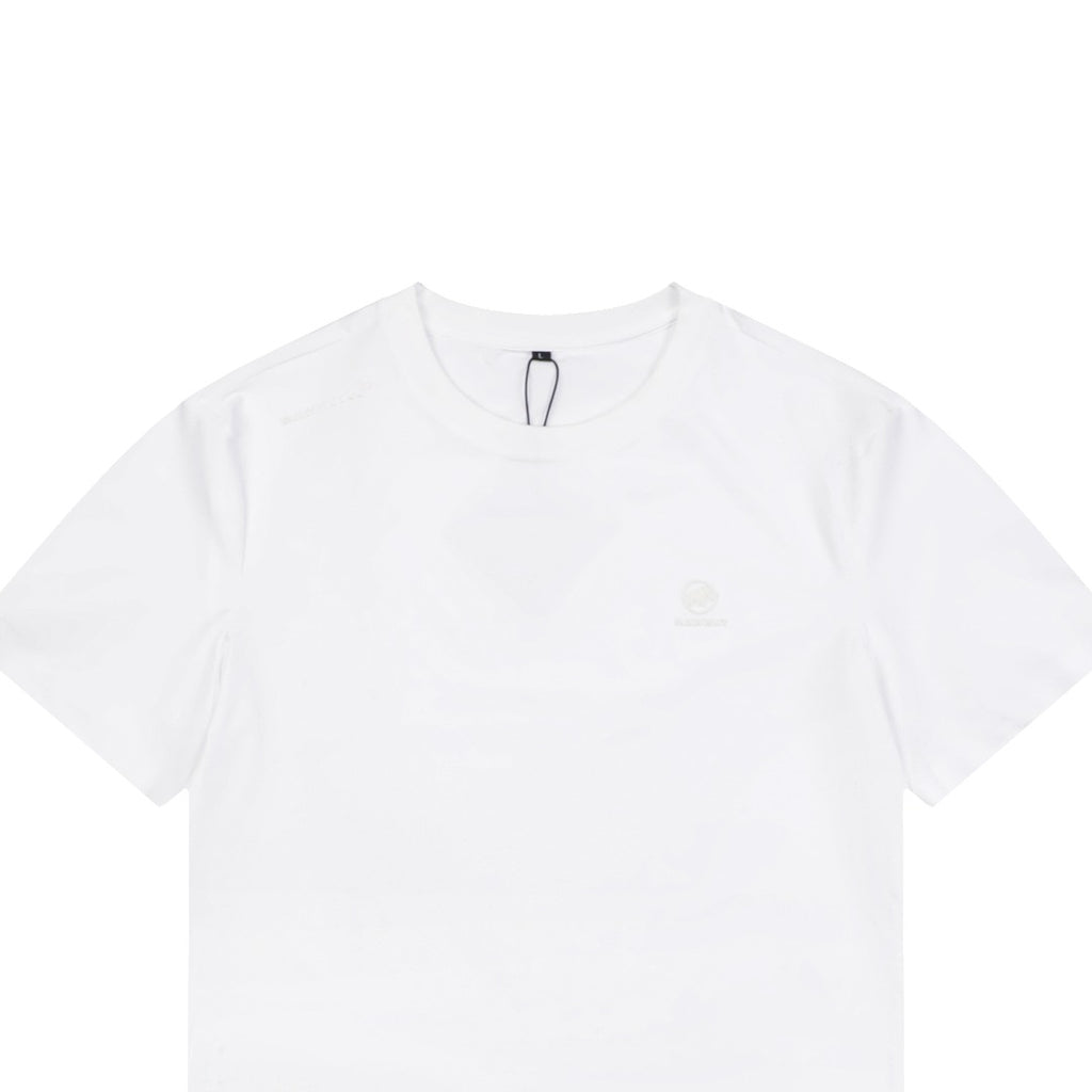 Mammut Essential Tonal Mammoth Embroidered Tee — White