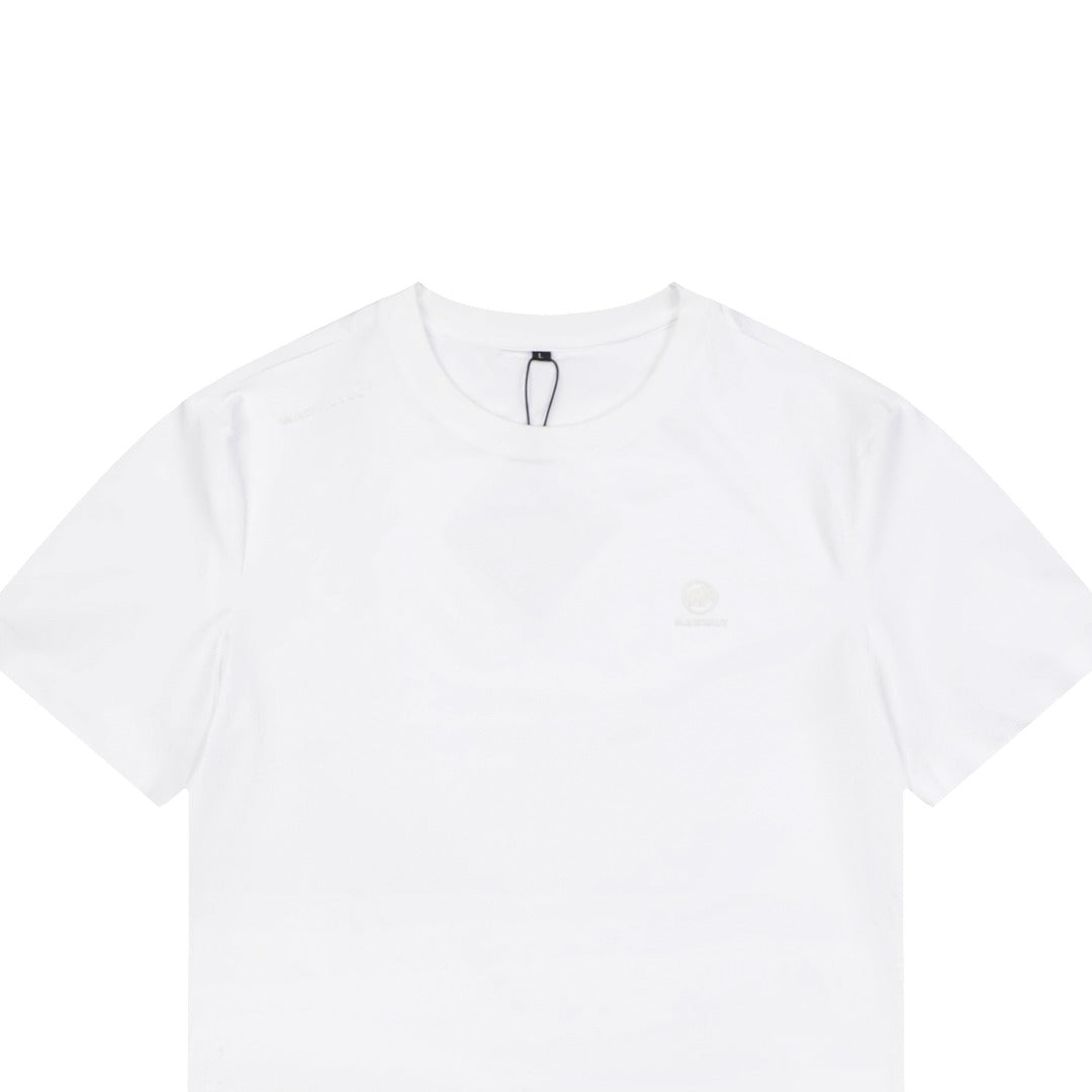 Mammut Essential Tonal Mammoth Embroidered Tee — White