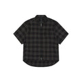 Chrome Hearts Check Short-Sleeve Shirt — Black