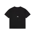 Balenciaga Oversized Back 3B Logo Embroidered Tee — Grey