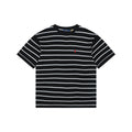 Polo Ralph Lauren Pony Logo Stripe Jacquard Tee — Black