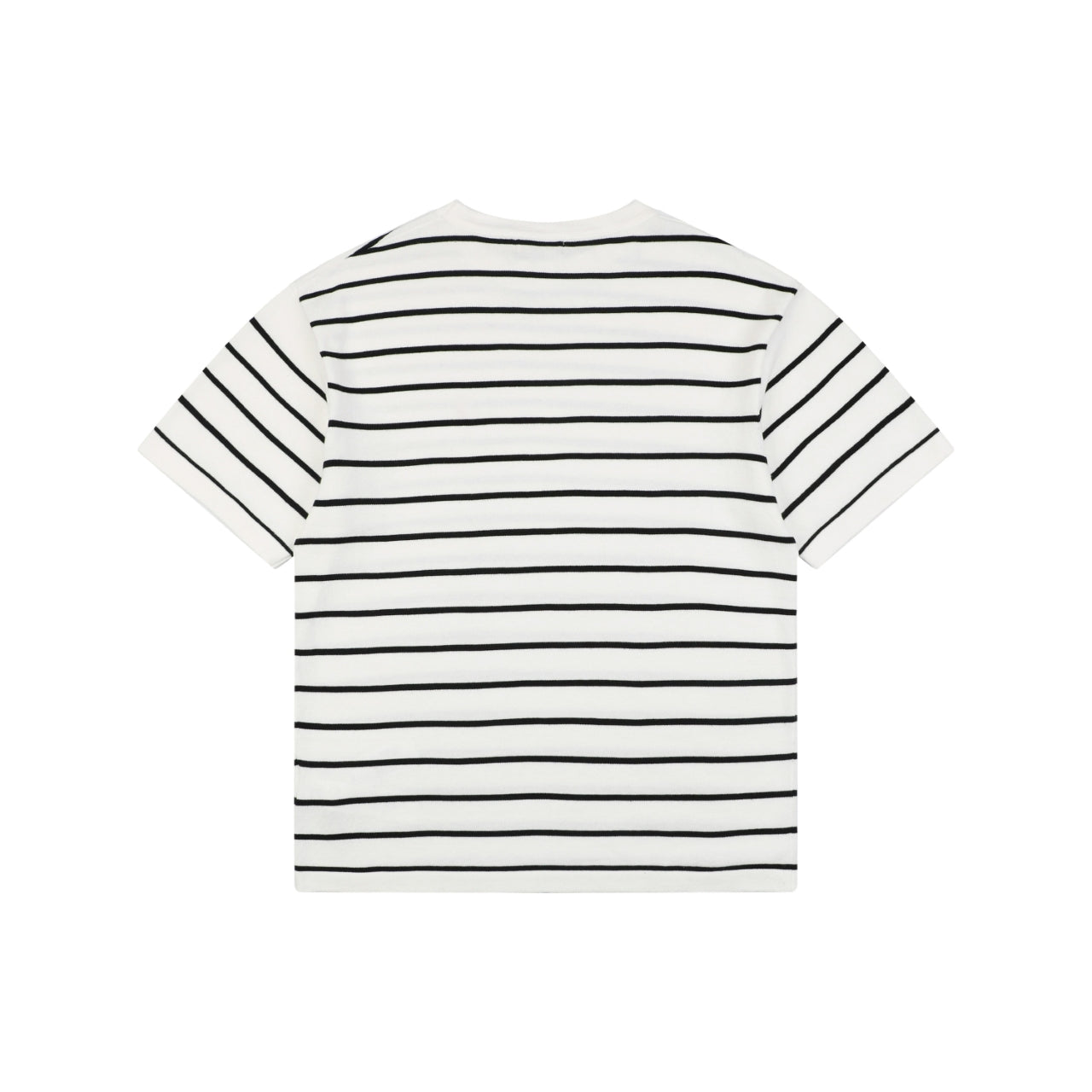 Polo Ralph Lauren Pony Logo Stripe Jacquard Tee — White