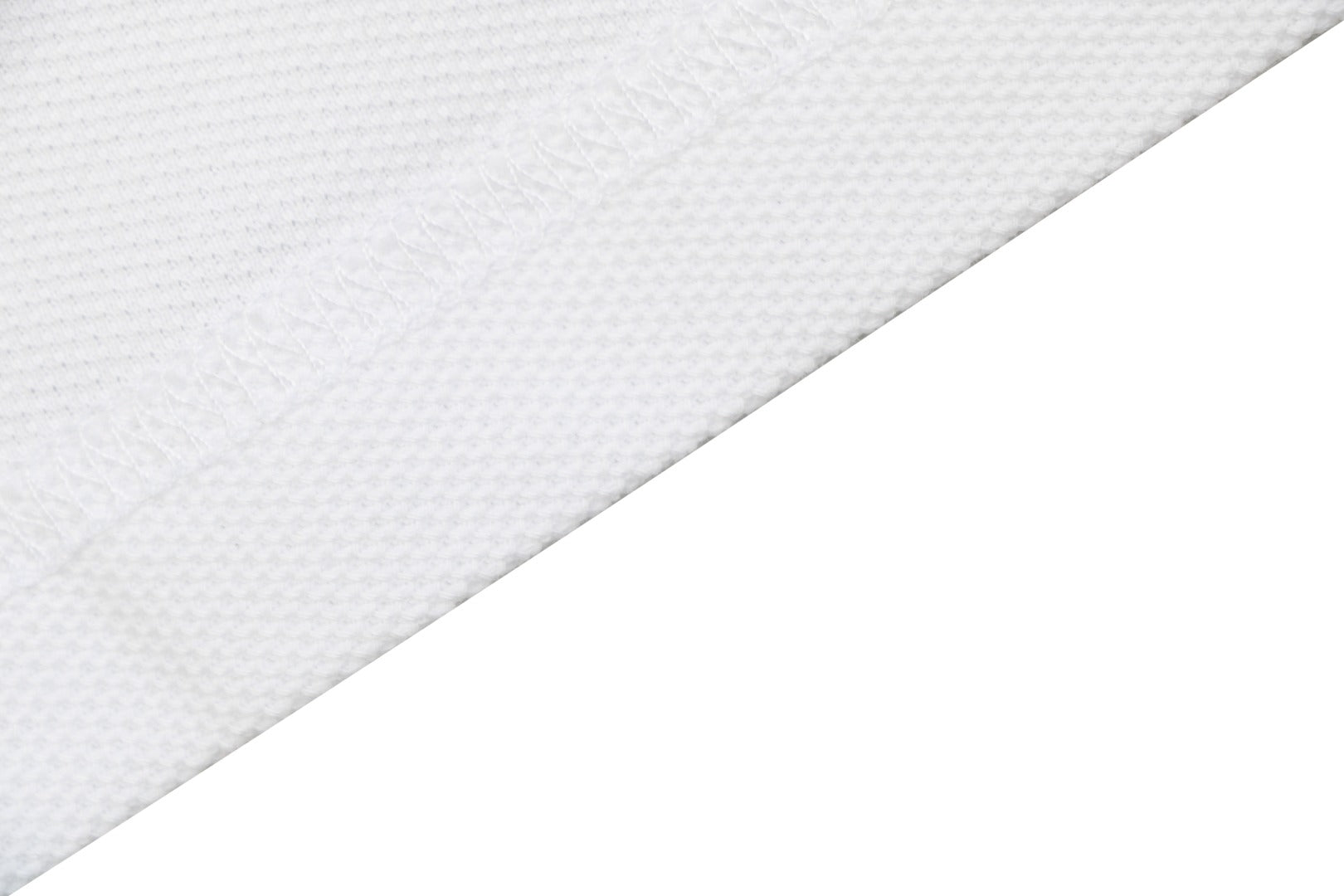 Moncler Signature Script Contrast-Collar Polo Tee — White/Black