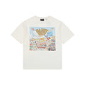 Saint Michael Volcano Party Graphic Tee — Vintage Cream