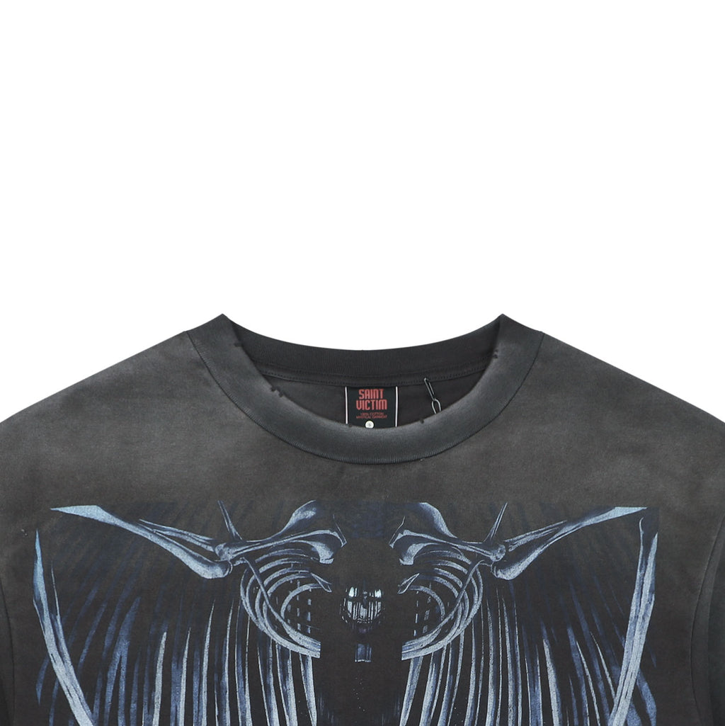 Saint Michael x Attack on Titan Confrontation Graphic Tee — Vintage Black