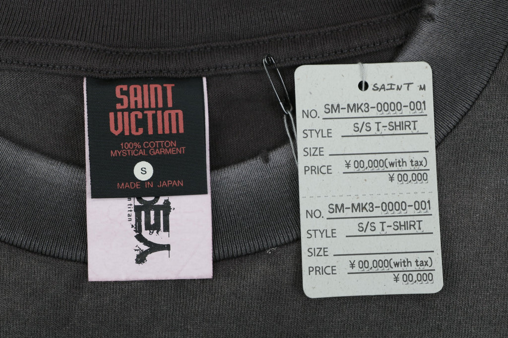 Saint Michael x Attack on Titan Confrontation Graphic Tee — Vintage Black