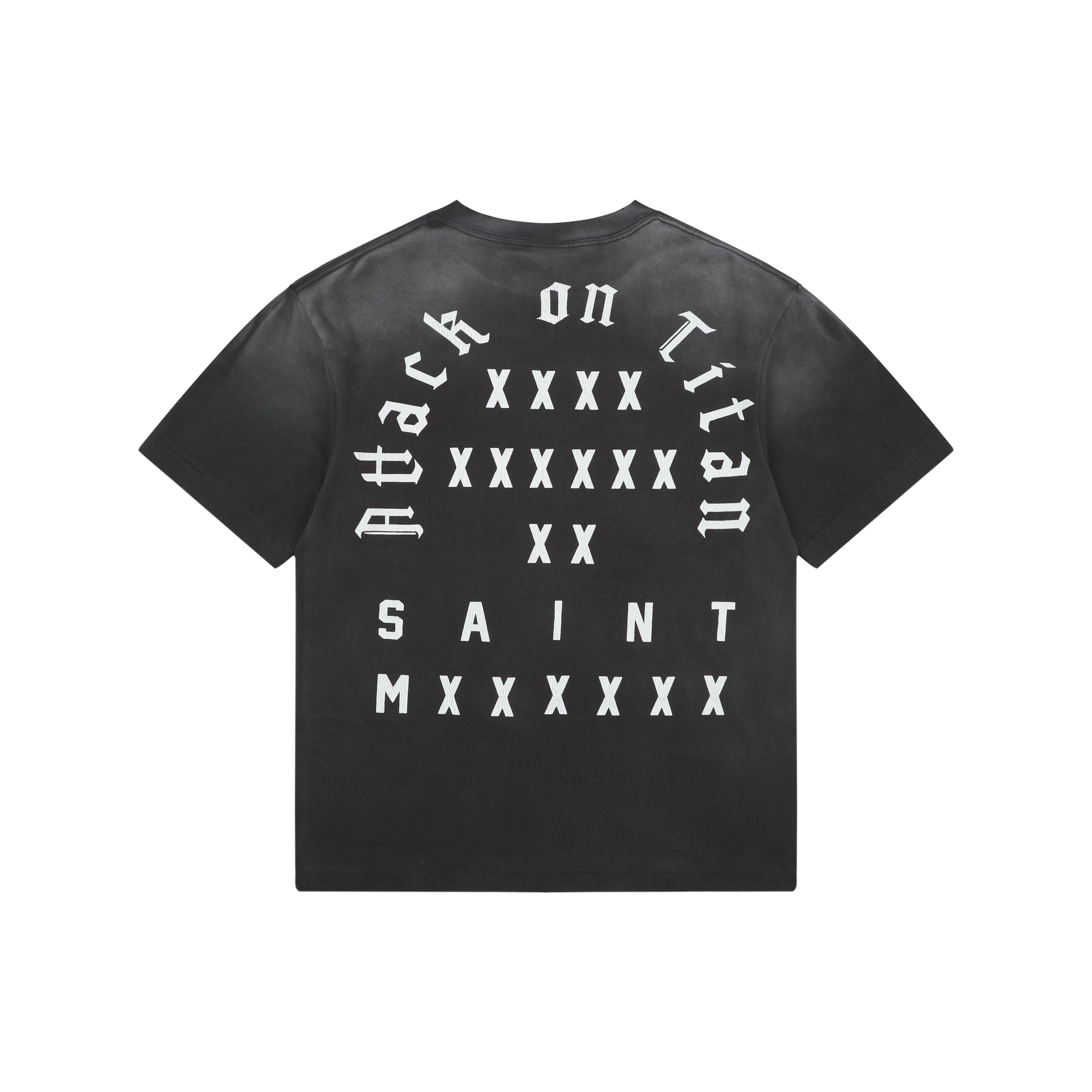 Saint Michael x Attack on Titan Confrontation Graphic Tee — Vintage Black