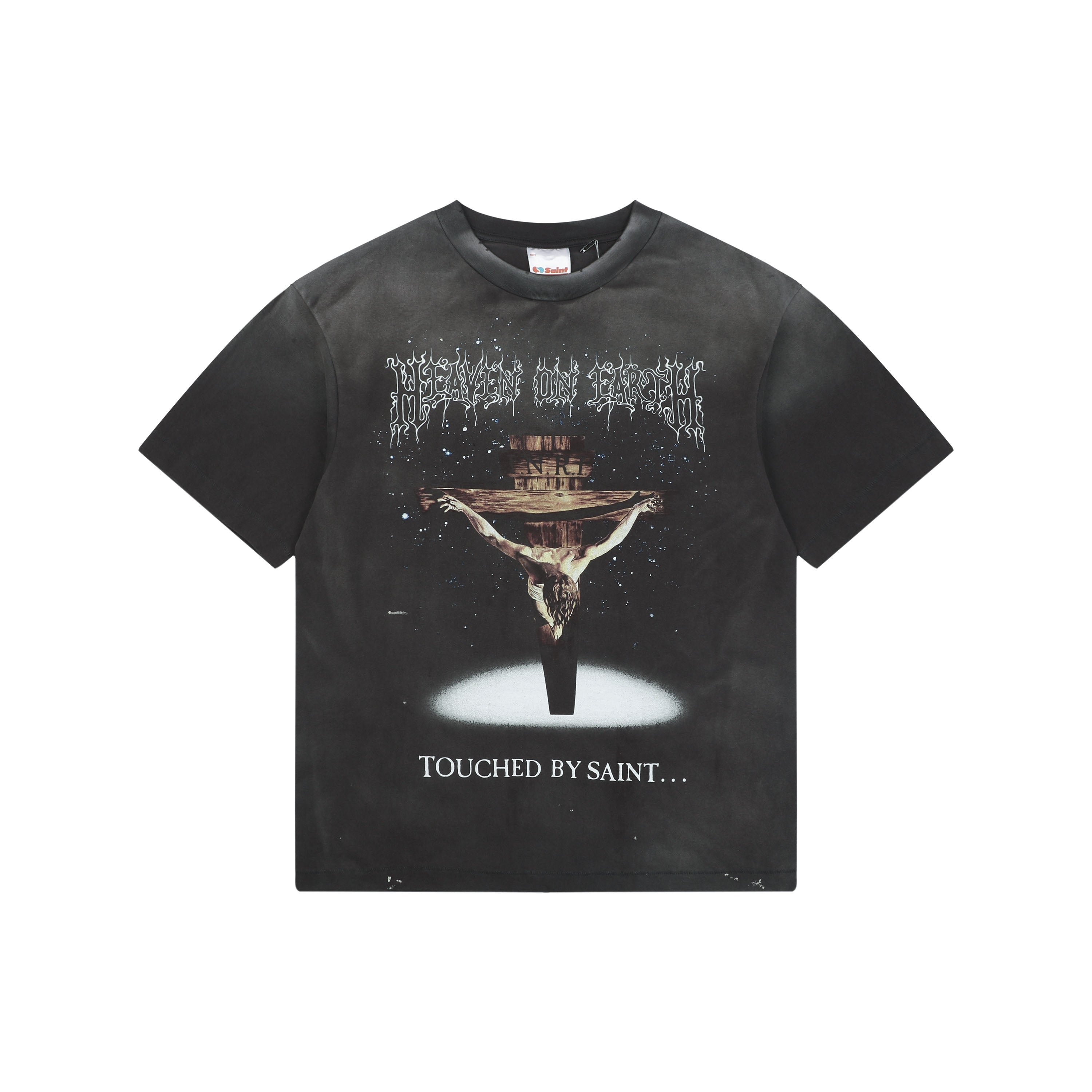 Saint Michael Heaven on Earth Passion Graphic Tee — Vintage Charcoal