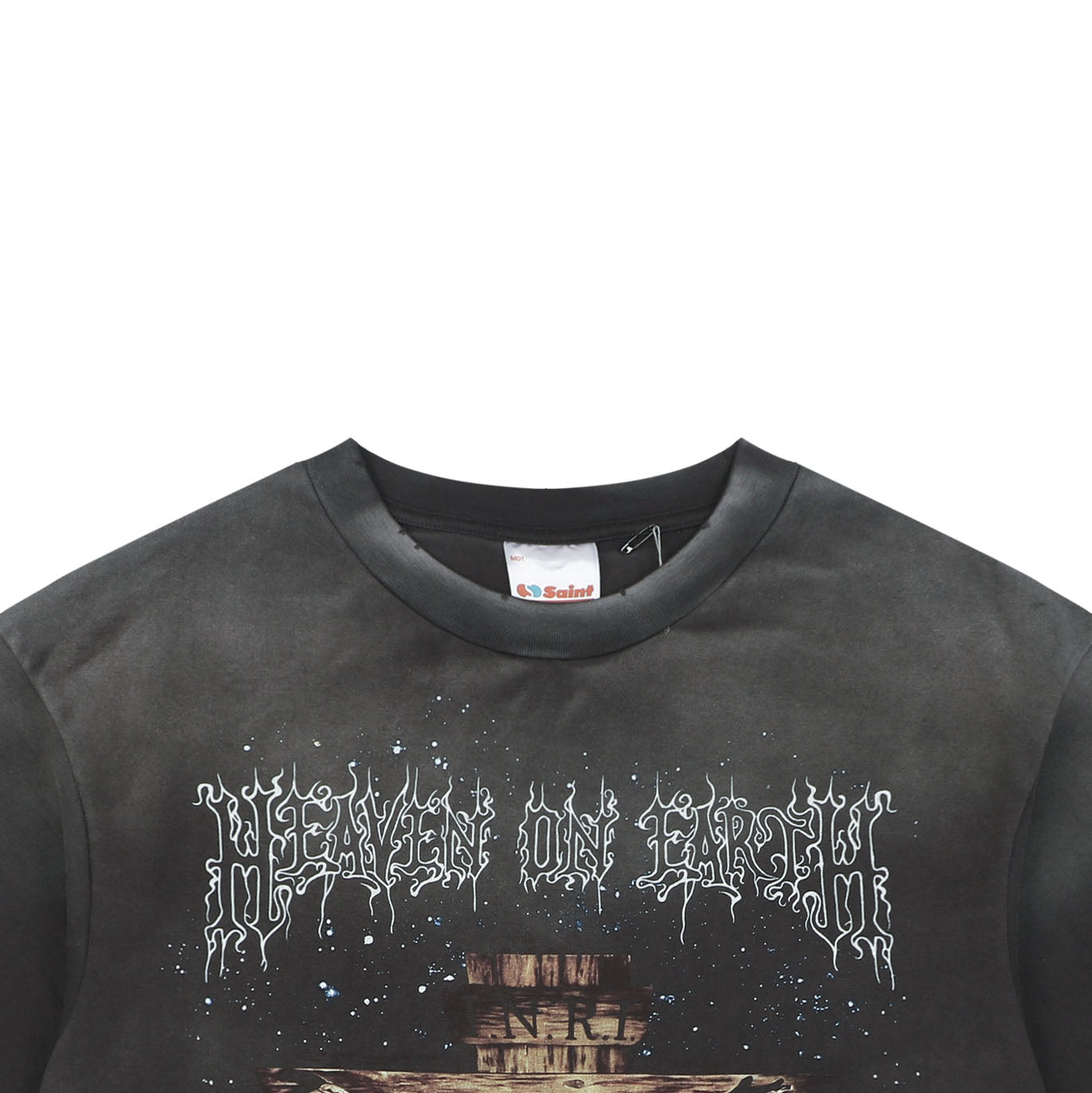 Saint Michael Heaven on Earth Passion Graphic Tee — Vintage Charcoal