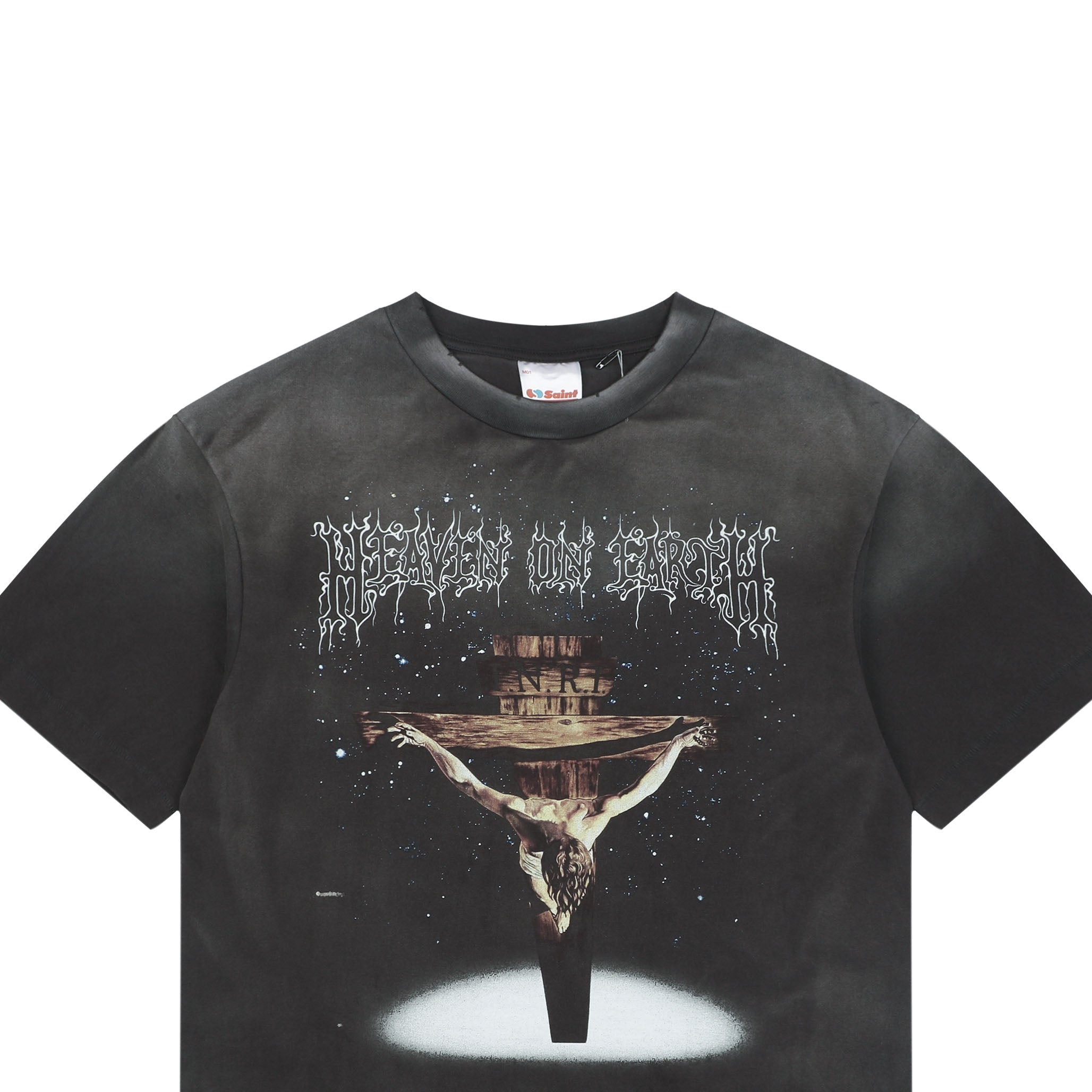 Saint Michael Heaven on Earth Passion Graphic Tee — Vintage Charcoal