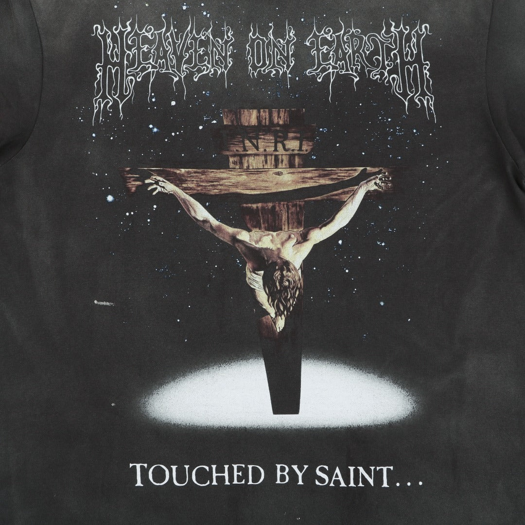 Saint Michael Heaven on Earth Passion Graphic Tee — Vintage Charcoal