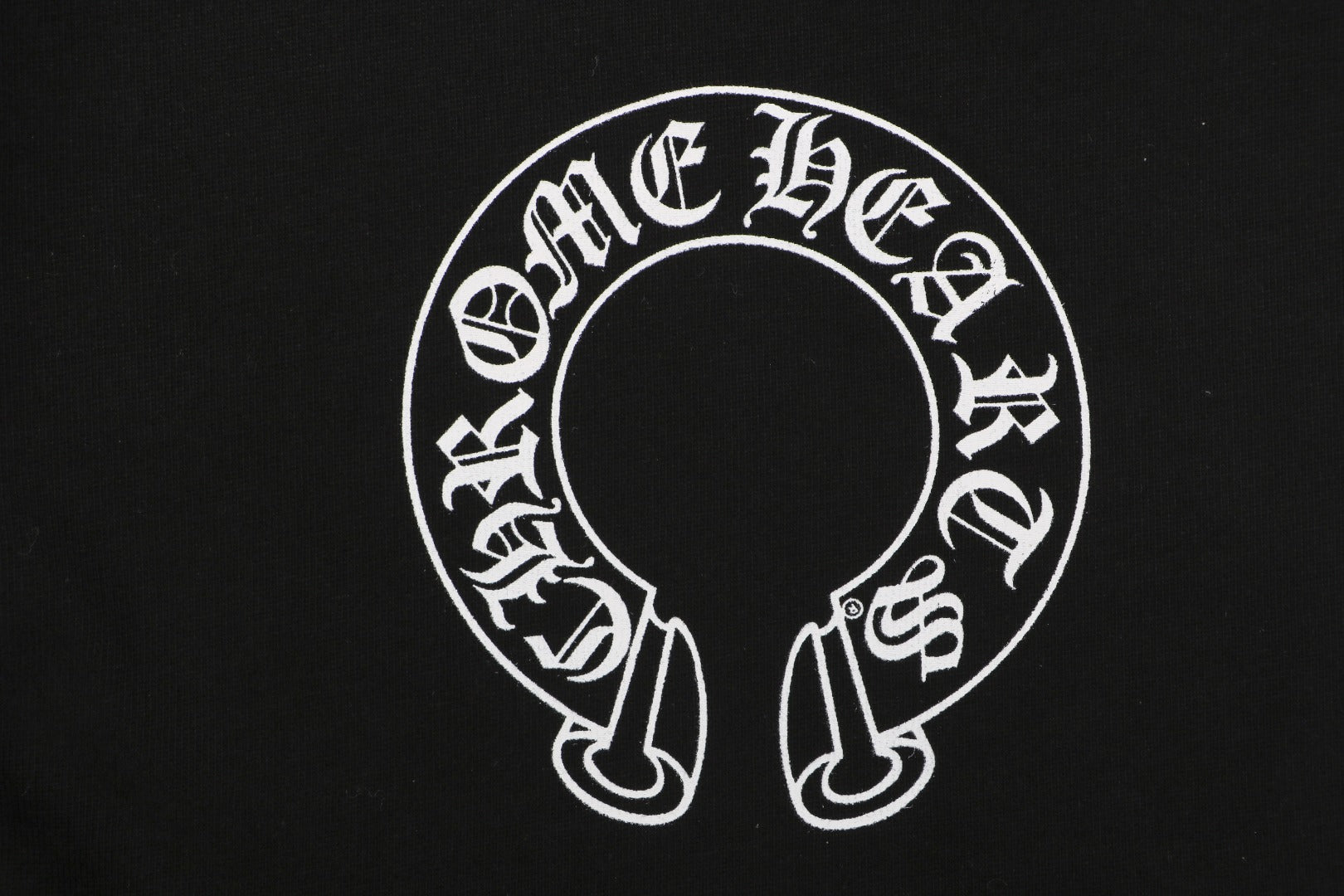 Chrome Hearts Sanskrit Seal Print Drawstring Shorts — Black