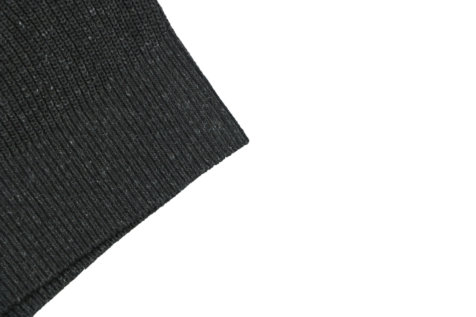 Brunello Cucinelli Flecked Rolled-Hem Knit Tee — Black