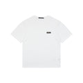 Louis Vuitton Foil Leather Patch Tee — White