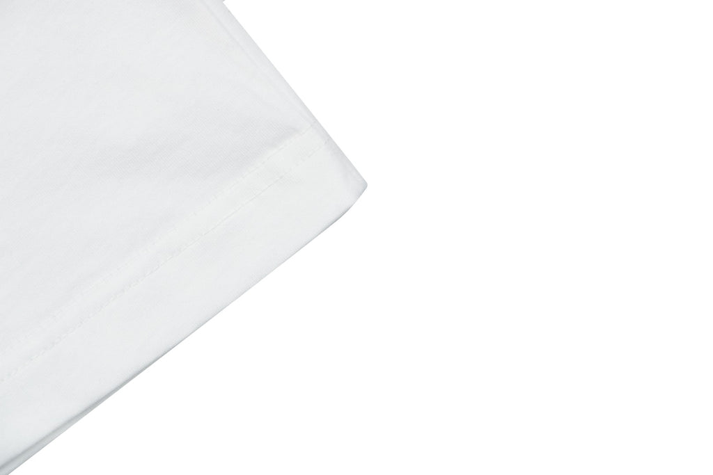 Louis Vuitton Foil Leather Patch Tee — White