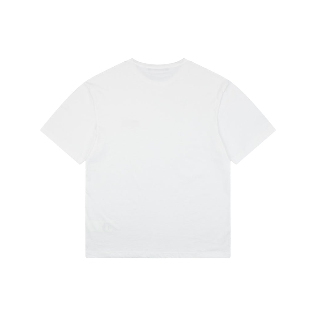 Louis Vuitton Foil Leather Patch Tee — White