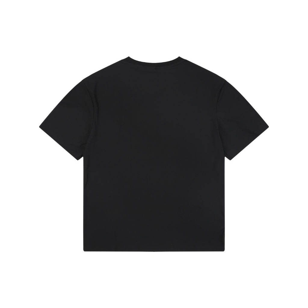 Mammut Tech Jacquard Mammoth Logo Embroidered Tee — Tech Black