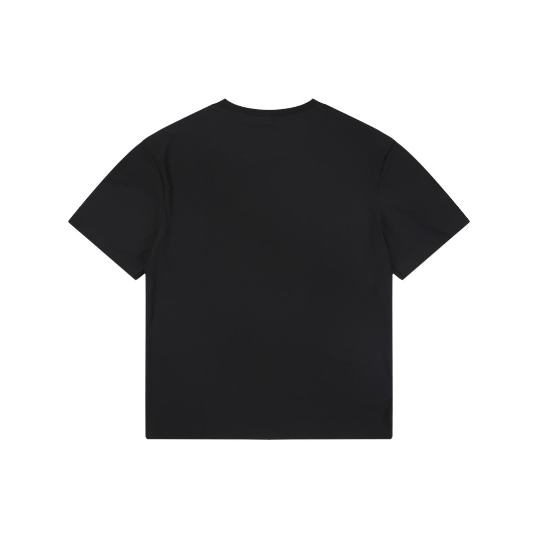 Mammut Tech Jacquard Mammoth Logo Embroidered Tee — Tech Black