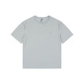 Mammut Tech Jacquard Mammoth Logo Embroidered Tee — Tech Grey