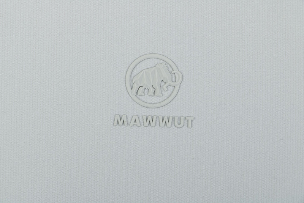 Mammut Tech Jacquard Mammoth Logo Embroidered Tee — Tech Grey