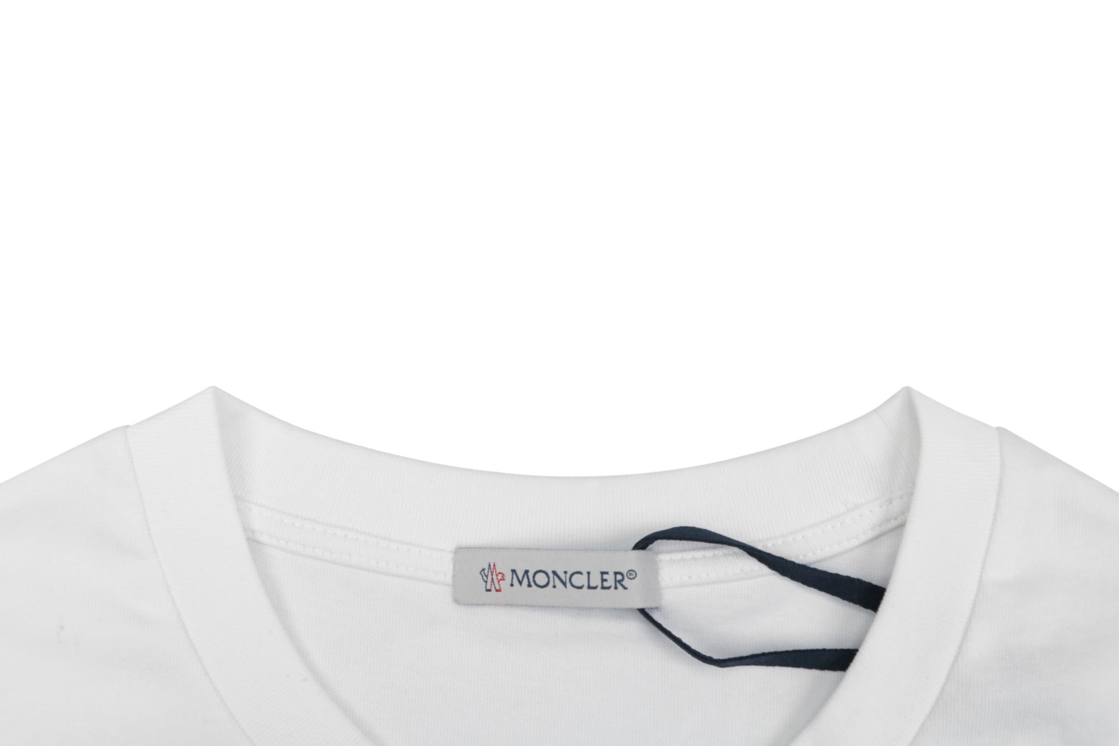 Moncler x 1017 ALYX 9SM Diagonal M-Badge Halo Print Tee — White