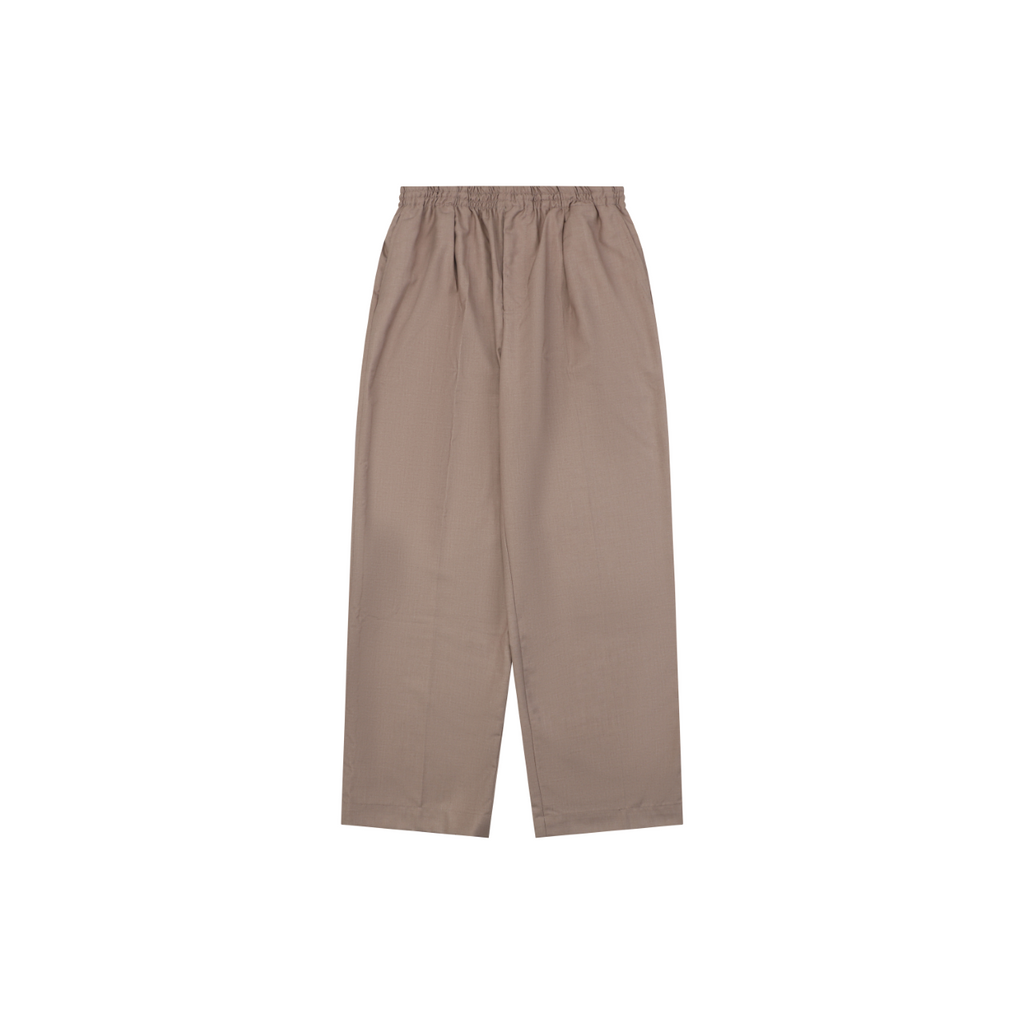 Louis Vuitton Tonal Monogram Wool Straight-Leg Trousers