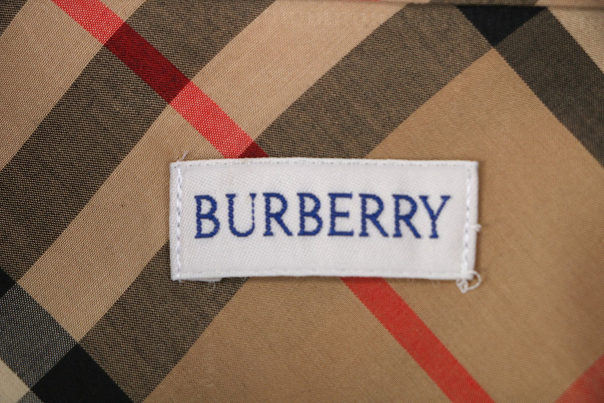Burberry Diagonal Check Long-Sleeve Shirt - Classic