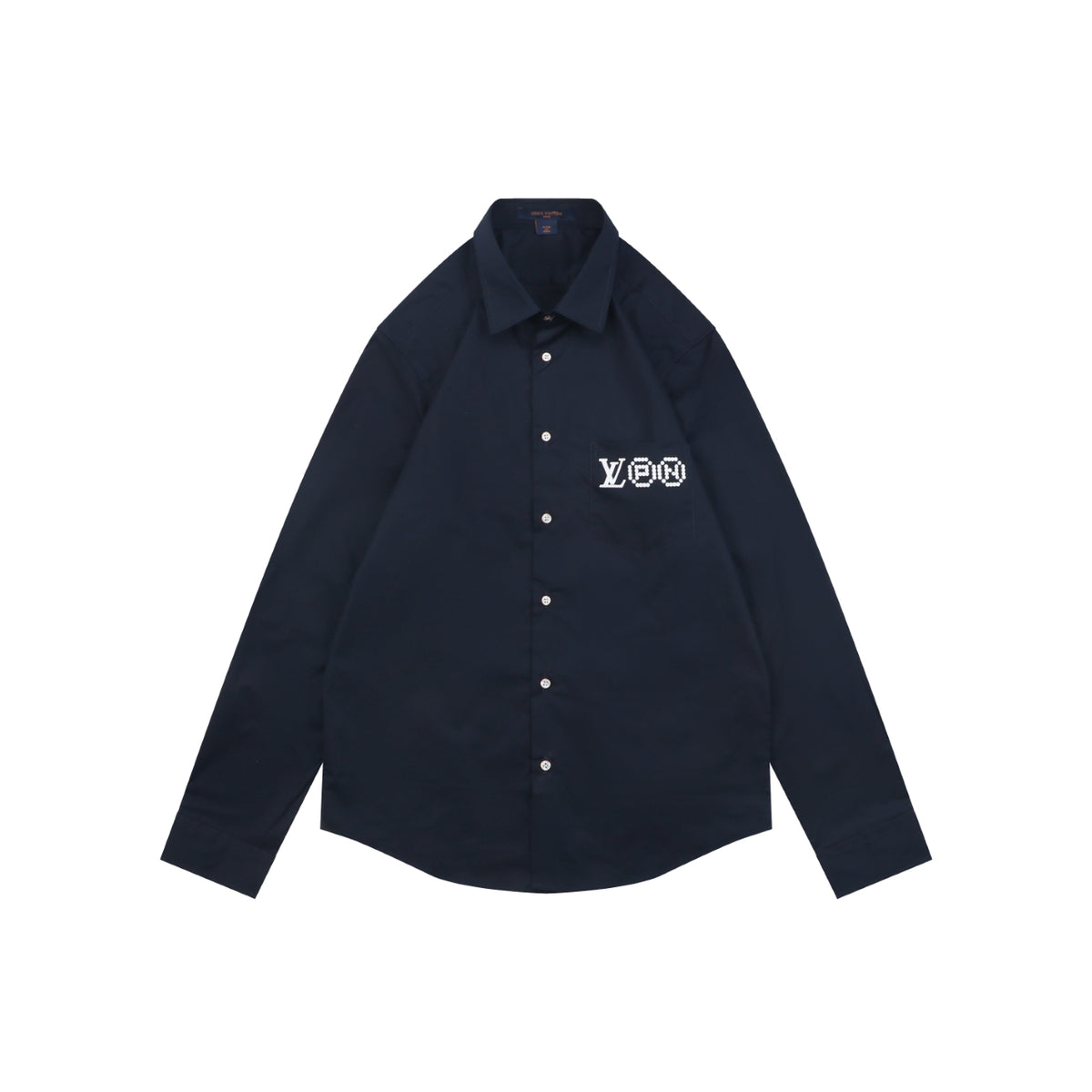 Louis Vuitton Portrait Skull Print Long-Sleeve Shirt - Black