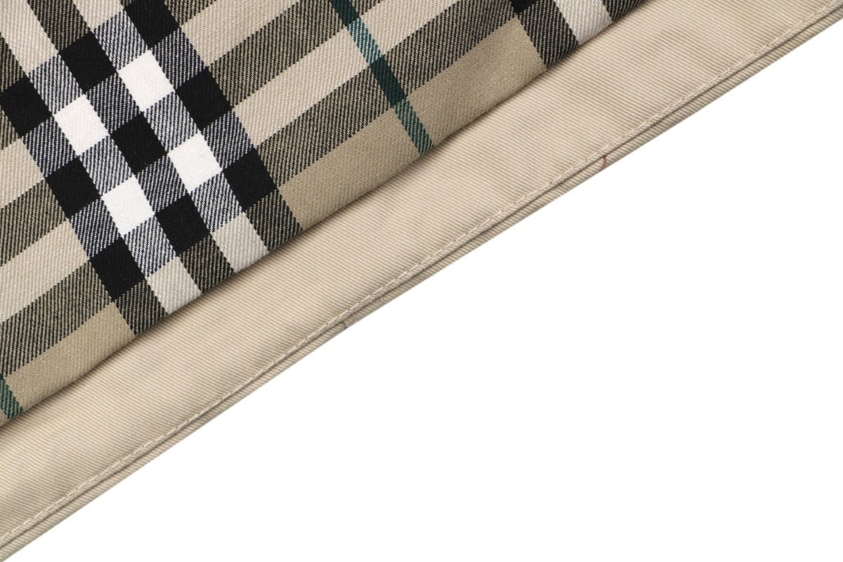 Burberry Equestrian Knight Sleeve Embroidered Zip Jacket - Stone