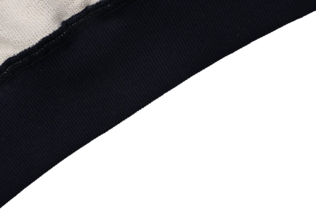 Dior Two-Tone Small Logo Crewneck Sweatshirt - Grey / Navy