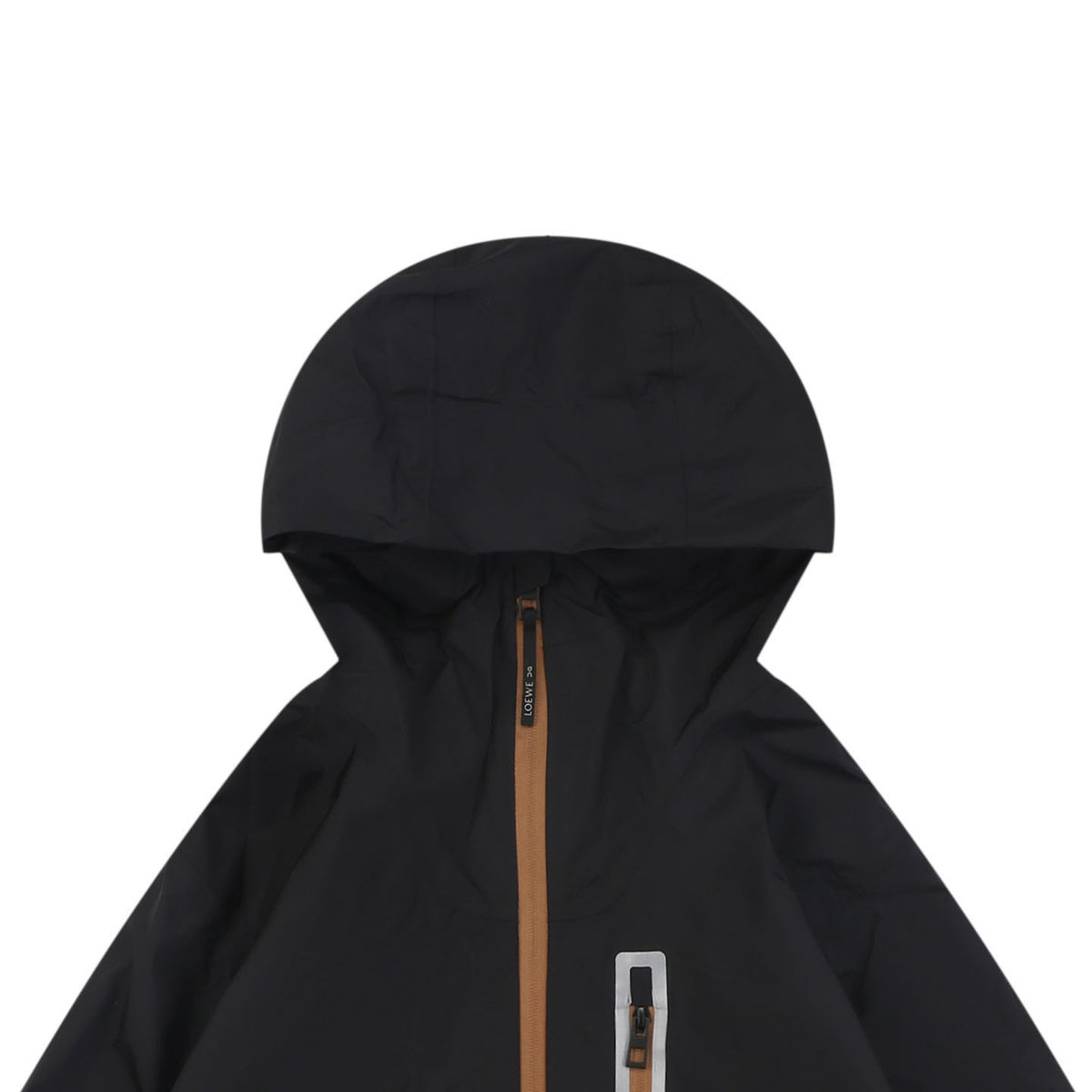 Loewe x On Floral Anagram Taped-Seam Hooded Shell Jacket - Black