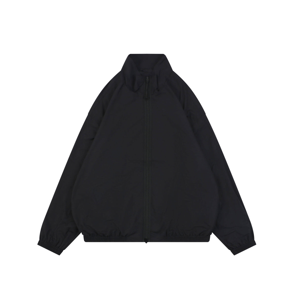 Acne Studios Back '1996' Tonal Embroidered Funnel-Neck Zip Jacket - Black