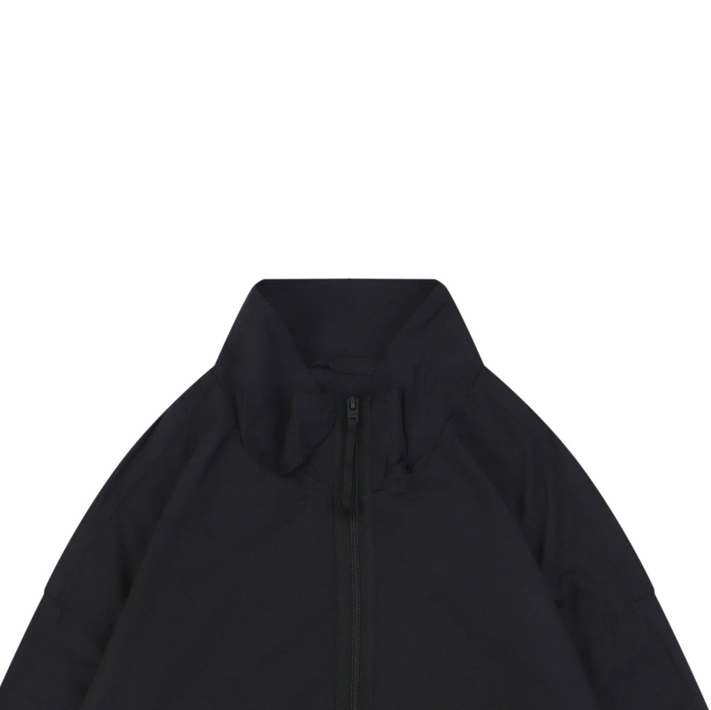 Acne Studios Back '1996' Tonal Embroidered Funnel-Neck Zip Jacket - Black