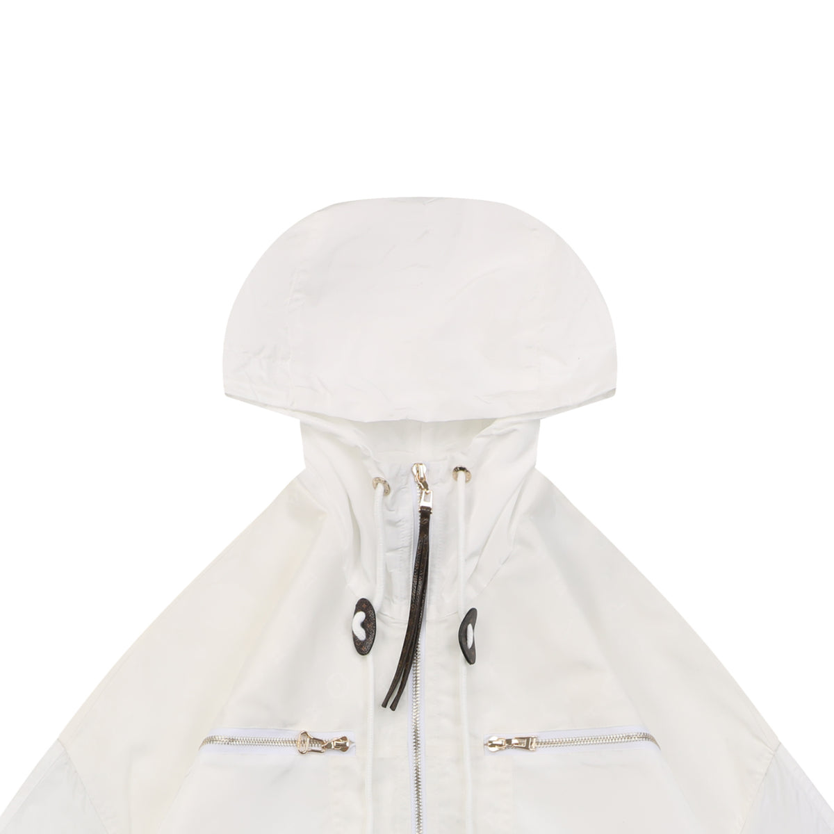 Louis Vuitton Lightweight Technical Multi-Pocket Hooded Jacket - Off-White