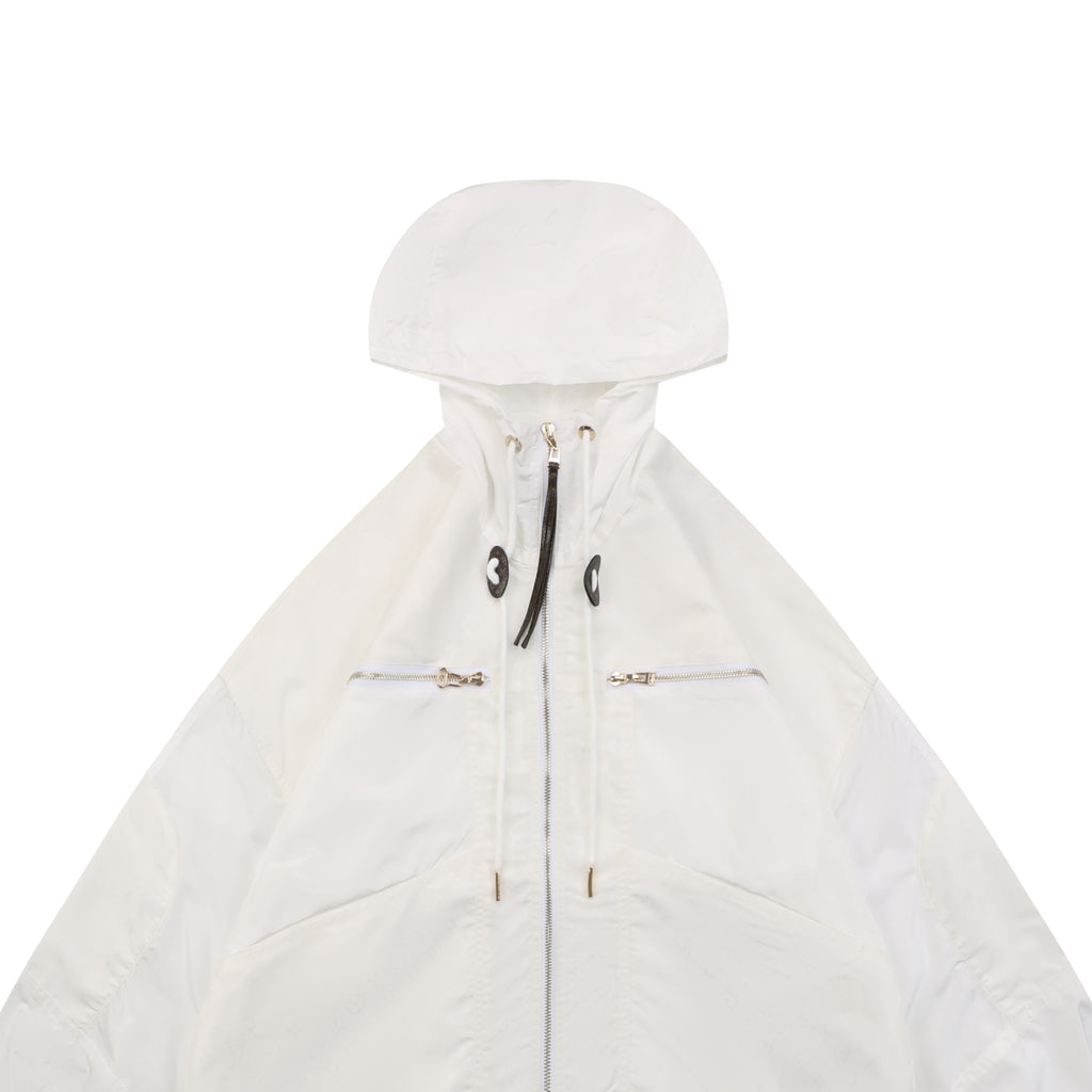 Louis Vuitton Lightweight Technical Multi-Pocket Hooded Jacket - Off-White
