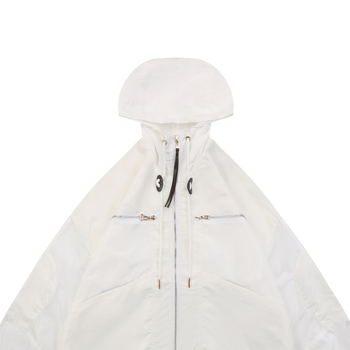 Louis Vuitton Lightweight Technical Multi-Pocket Hooded Jacket - Off-White