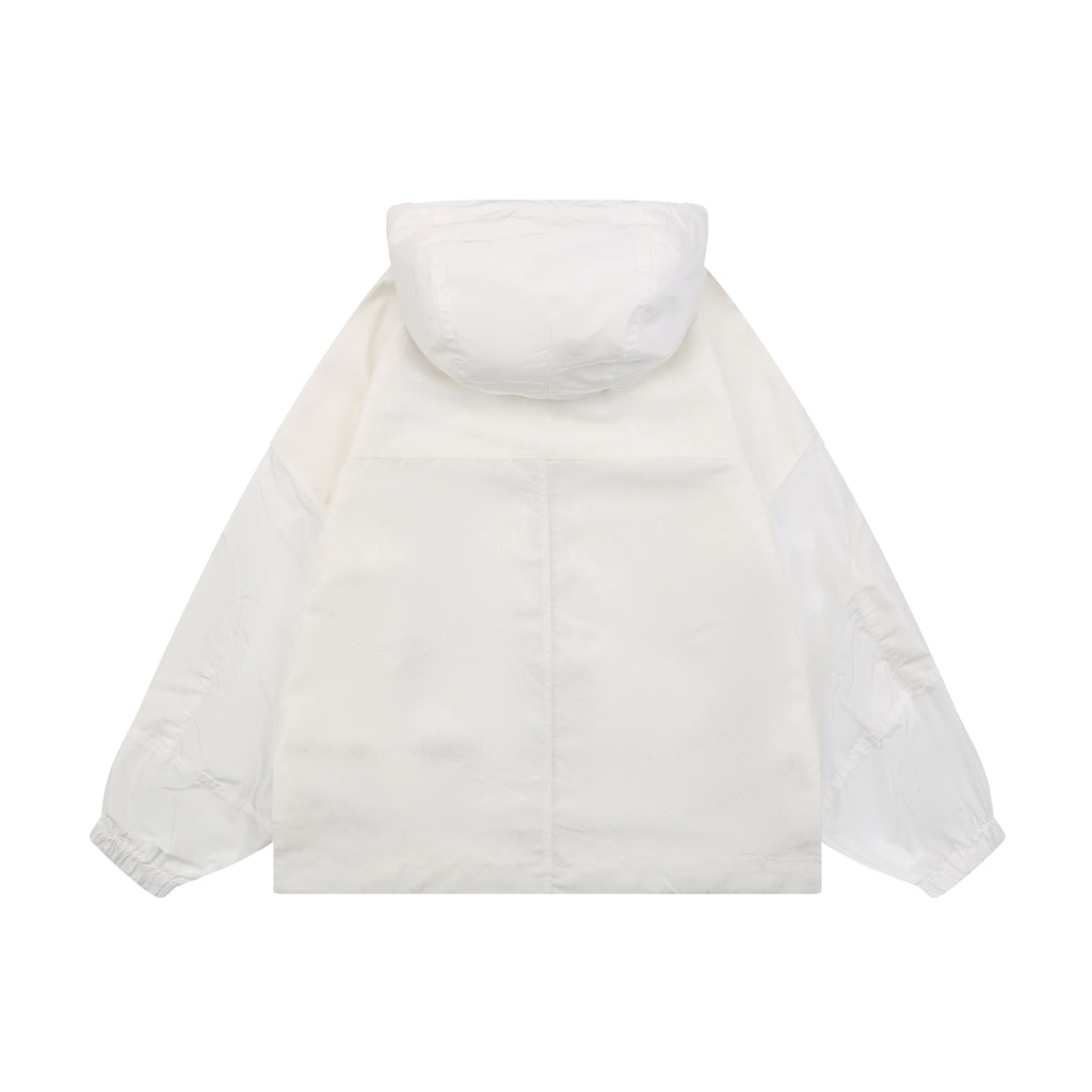 Louis Vuitton Lightweight Technical Multi-Pocket Hooded Jacket - Off-White
