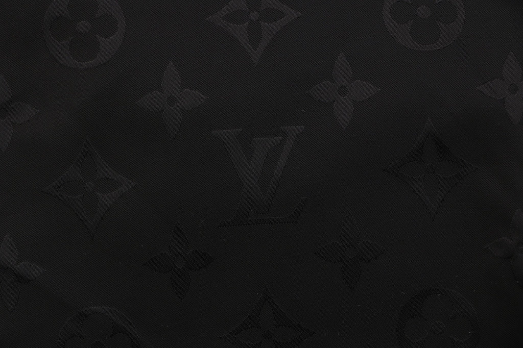 Louis Vuitton Tonal Monogram Reversible Hooded Zip Jacket - Black