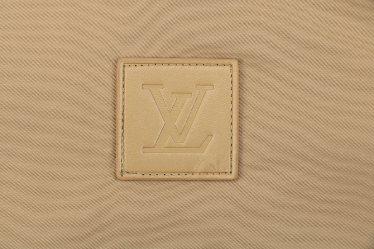Louis Vuitton Tonal Monogram Reversible Hooded Zip Jacket - Khaki
