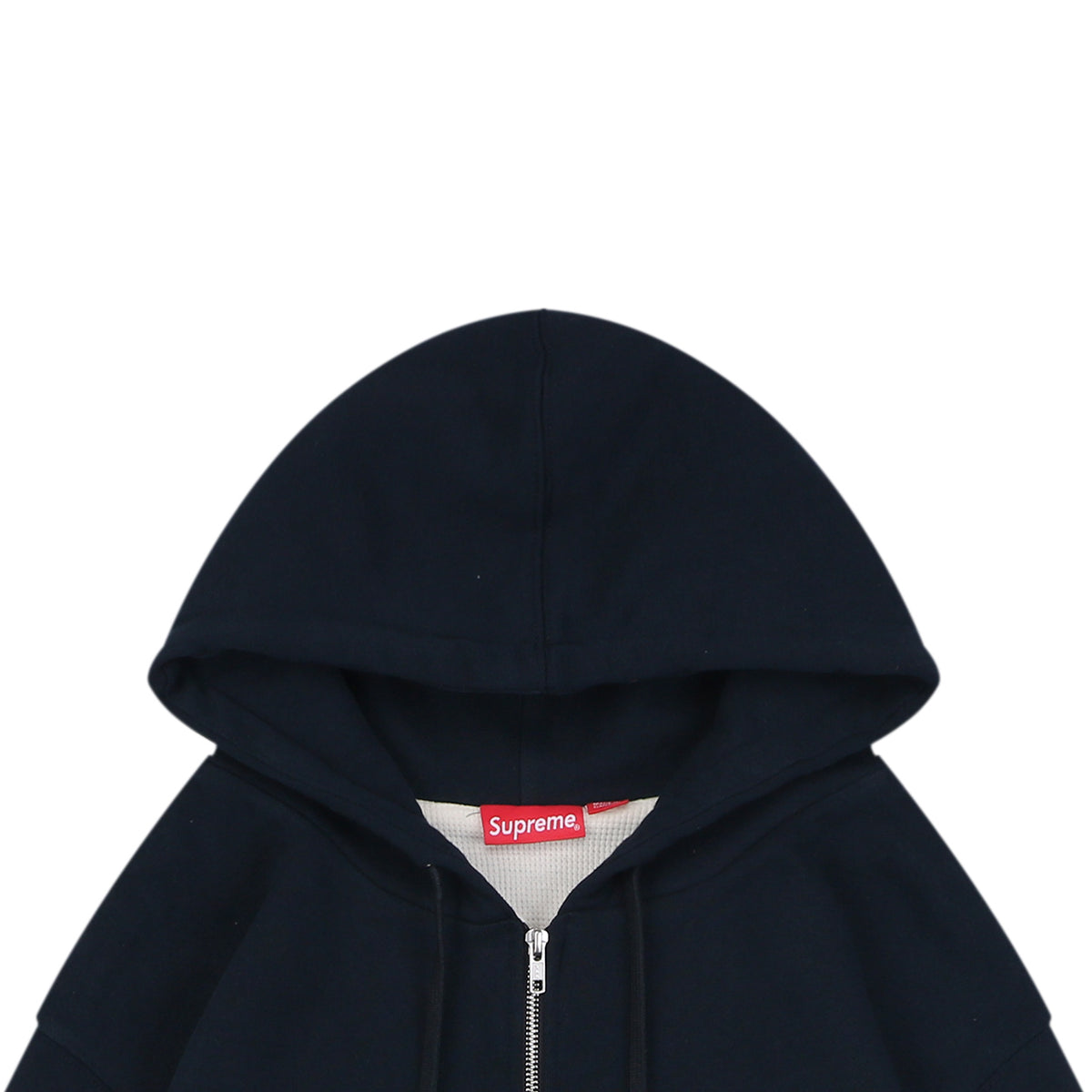 Supreme SS25 Arch Logo Appliqué Zip Hoodie - Navy