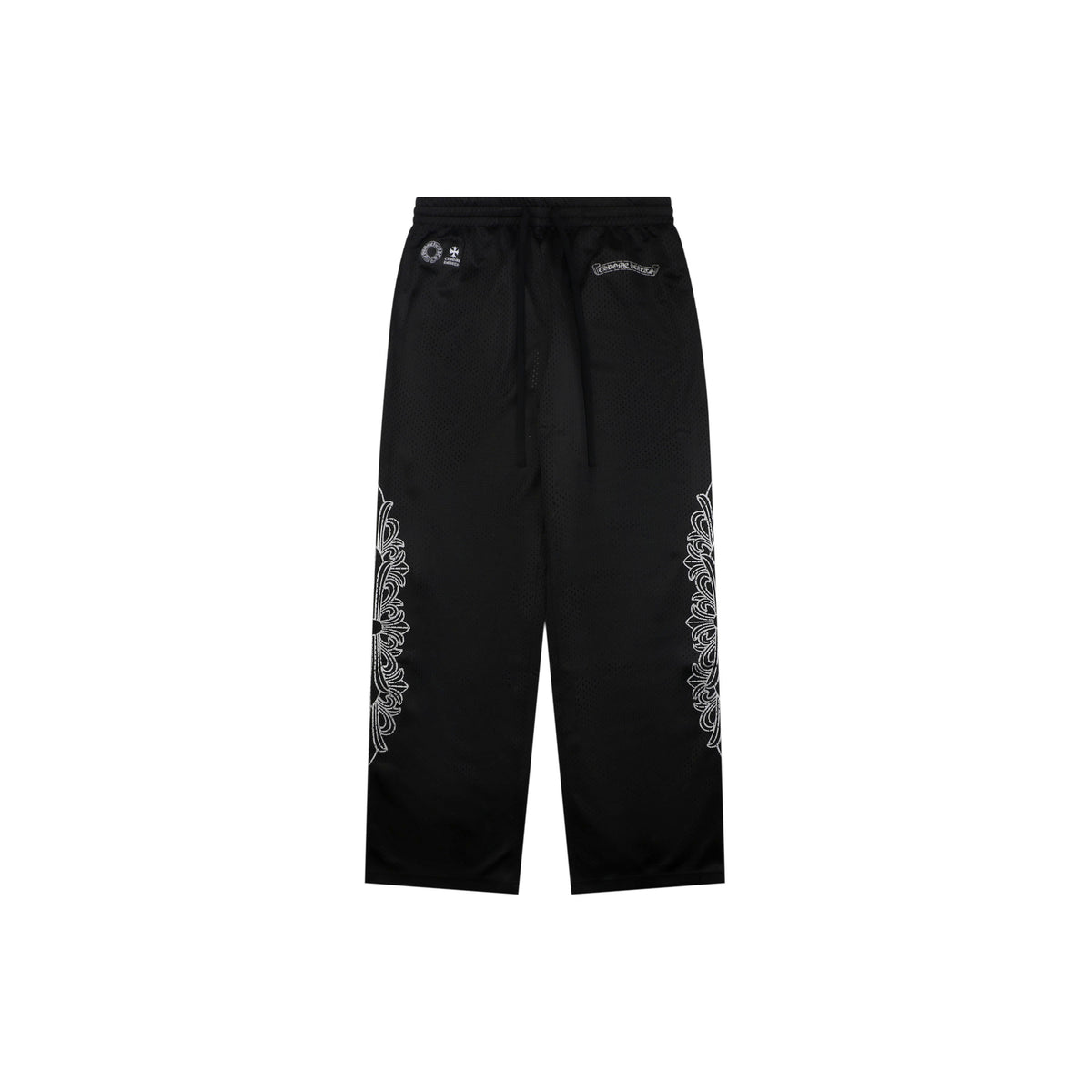 Chrome Hearts Glitter Sanskrit Scroll Ice Hockey Sweatpants - Black