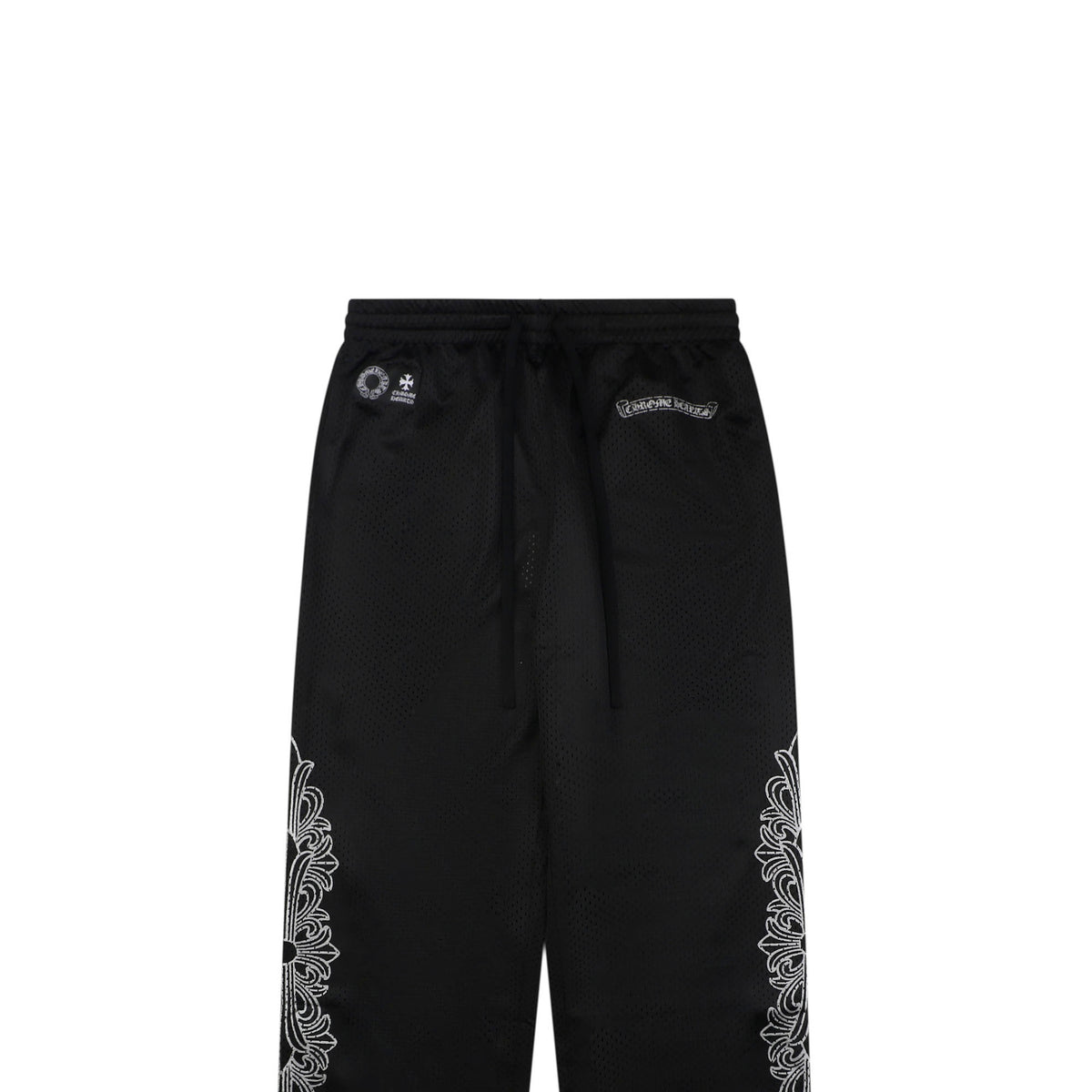 Chrome Hearts Glitter Sanskrit Scroll Ice Hockey Sweatpants - Black